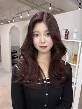 ジーナ 渋谷神南(Zina) 韓国ヘア＊韓国風ピンクカラー＊shion【Zina渋谷神南】