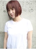 天神【BIRTH】ぱっつん前髪切りっぱなしボブ×ウエットヘア
