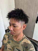 エイト(AITE)&nbsp;ダークアッシュ/アッシュブラック/カルマパーマ/ベリーショート