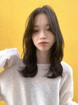 キーゴ 博多(KY-GO.) 顔まわりレイヤー×オリーブグレージュ