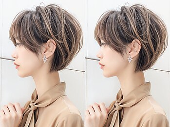 ジャガラ 津田沼店(JAGARA)の写真/[美容液ブレンドのグレイカラー]隠さずに活かすデザイン提案◎綺麗に魅せ艶のある上品な大人髪に【津田沼】