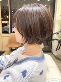 【 Ｉ. 】30代からの襟足すっきり前下がりショートボブ　川口