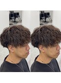 マッシュツイストスパイラルパーマ静岡メンズ