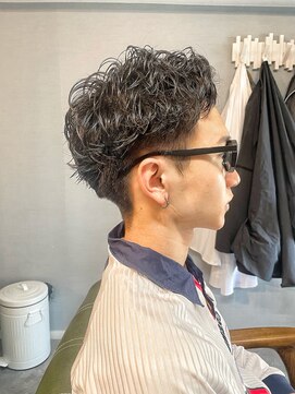 グリードヘア(GREED HAIR) スパイキーショート×ピンパーマ