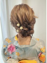 シュクレアミ 福島(sucre ami)&nbsp;浴衣 ルーズアップ【福島/ヘアセット】