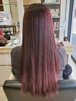 ヘアークリアー 春日部&nbsp;おしゃれな大人のレッドカラー ワインレッド