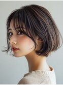 30代40代50代◎大人ナチュラルレイヤーボブ/白髪ぼかし/髪質改善