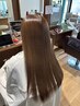 [うる艶髪コース!!]カット+髪質改善メテオカラー+トリートメント　￥15,300