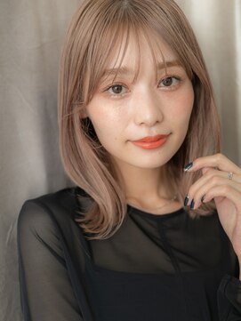 モッズヘア 越谷(mod's hair) 外国人風ハイトーンカラーモテくびれミディA0越谷20代30代40代