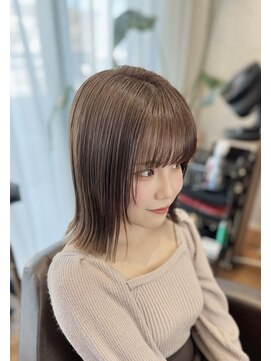 フィッシュヘアー(fish hair) 髪質改善/髪質改善カラー/ミルクティー/ミルクティーベージュ