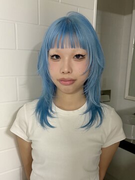 ロジ(loji) ペールブルー×ボブレイヤー