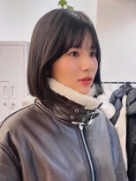 ニトバイアンキシム(nit by ahnkism)&nbsp;切りっぱなし韓国ボブ髪質改善