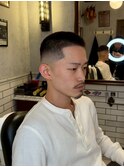 【BarBerBROS】クロップバズ　フェードカット　おしゃれボウズ