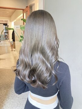 ティグルフォーヘア(TIGRE for hair) オリーブベージュ/ブリーチなしダブルカラー/髪質改善