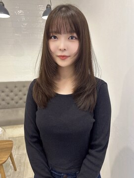 ラヴィズム 松崎店(LUVISM) 韓国/顔周りレイヤー/おくれ毛/ベージュ/ダブルカラー/東区/松崎