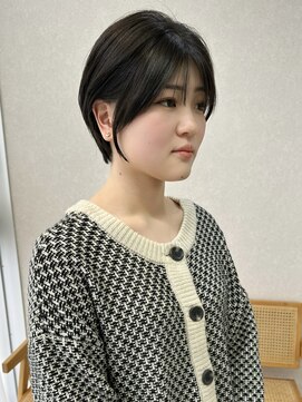 トレヘアー 京都 烏丸(tRe hair) ショート　ばっさり　マッシュショート　くびれショート