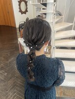 バイブアンドアネックス(VIBE & ANNEX)&nbsp;編み下ろしヘアセット