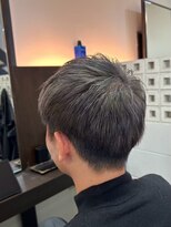 エクファ ヘア リゾート 大津 瀬田店(ex-fa hair resort)&nbsp;ミルクティーブロンド/ダークブルー/デジタルパーマ/大津/瀬田