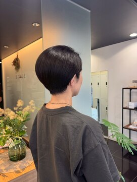 スタイル 茅ケ崎(STYLE) ダークパープル/ナチュラルショート/夏のヘアアレンジ/茅ヶ崎