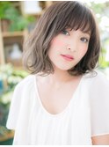 *bliss浦和*斜めバング×とろみカール愛されふわミディa