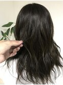 【オリーブ×ダークグレー】