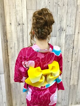 ヘアースペース ムーン(Hair Space MOON) ゆかたの着付けとヘアセットは岡山表町のヘアースペースムーンへ