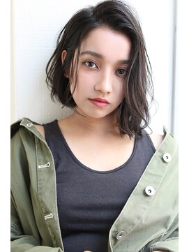 ロゼ 茨木(Rose) 【ROSE/茨木】大人ボブ ネイビーカラー フレンチボブ mo