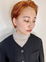 ビビッドオレンジショート