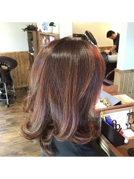 リュッゲヘアー(LYgge hair) レディースセミロング