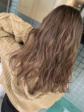 アッシュ 立川店(Ash) ブリーチ×ミルクティー×ブラウン