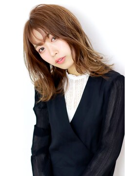 ラフィス ヘアー パーク 枚方2号店(La fith hair park) 【over hair】 無造作カールミディ