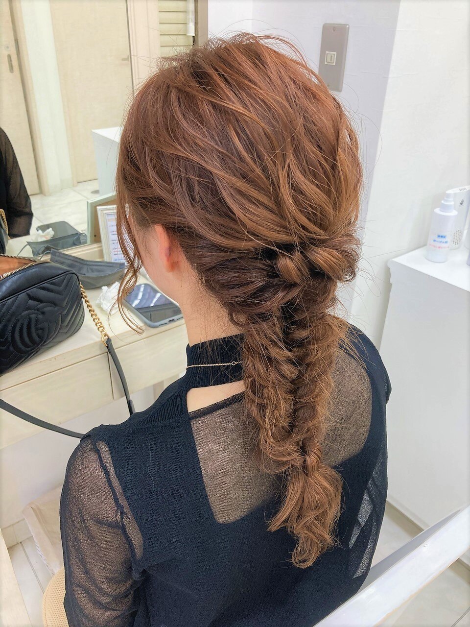 フィッシュボーンのルーズ編み下ろし：L117822810｜リサ 恵比寿(risa