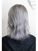 シルバーミディウルフヘア