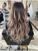#プルエクステ #ハイトーン #カラー #ミルクティー #新居浜