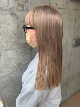 アルカナ 明治神宮前原宿(ARCANA) 切りっぱなし×ブロンド