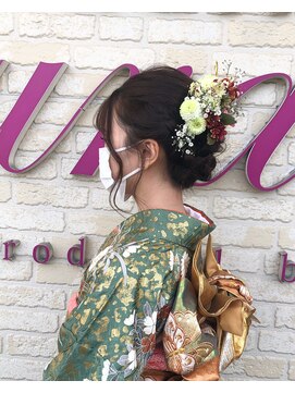 コアフィールドマサコ 北島店 成人式ヘアセット