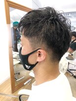 ヘッズ 本八幡店(HEADS)&nbsp;かき上げヘア　ニュアンスマッシュ　サイドパート　韓国マッシュ