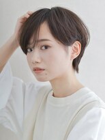 アトリエイトワ(atelier ittowa)&nbsp;イメチェン/斜めバング/モード/黒髪 前髪パーマ1036