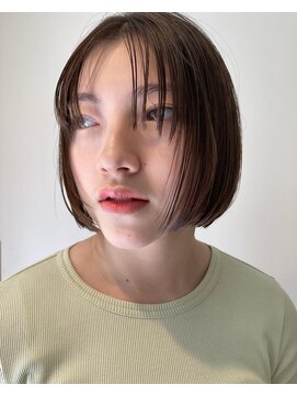 レイジーアワーズ(Lazy Hours) ピスタチオカラー＋ミニボブ[20代30代40代]