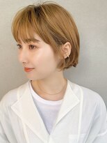 ベック ヘアサロン(BEKKU hair salon) ニュアンスで遊ばせるルーズな耳掛けショートボブヘア☆