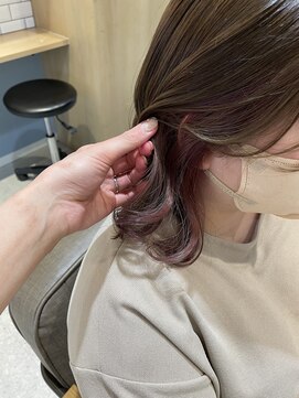 プランタンバイフラミューム 大和店(PRINTEMPS by flammeum) インナーカラー×ボブ【大和】