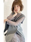 tuuli藤崎☆大人可愛いボブルフ×ショコラベージュ20代30代40代