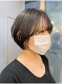 ショートカット/ショートヘア/ショートボブ/30代40代50代/難波