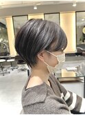 【LA'BO三浦】丸みくびれショート/バイオレットハイライト