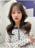 アッシュブラウン/韓国ヘア/レイヤーカット　小山