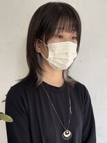 トレヘアー 京都 烏丸(tRe hair)&nbsp;ウルフレイヤー　インナーカラー　ホワイト