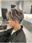 透明感カラー★ダブルカラーブリーチミルクティーベージュ