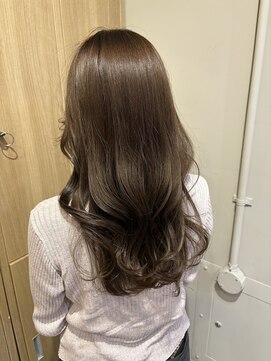 ローレンジウ(LOREN JU) 透明感髪質改善ベージュダブルカラーミルクティーグレージュ