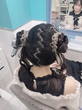 ドットハリス(.Hallis) くらげヘア/ヘアアレンジ/ヘアメ/ヘアセット/ハイトーン