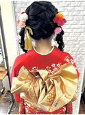 振袖×ヘアアレンジ